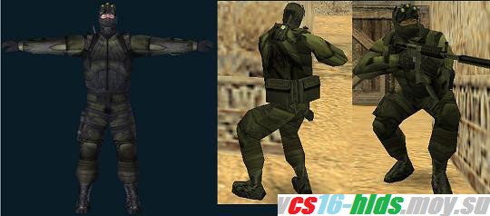 Модель «GIGN Splinter Cell Squad (Jungle)» для КС 1.6