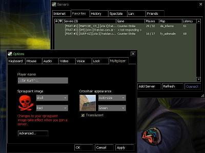 Тема «BLACK & RED TRACKER» для КС 1.6