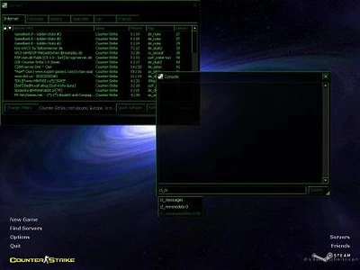 Тема «green menu v1.01» для КС 1.6