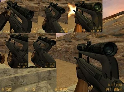 Модель Famas Scoped для CS 1.6
