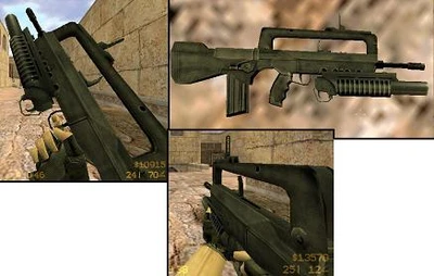 Скин Famas w m203 для КС 1.6