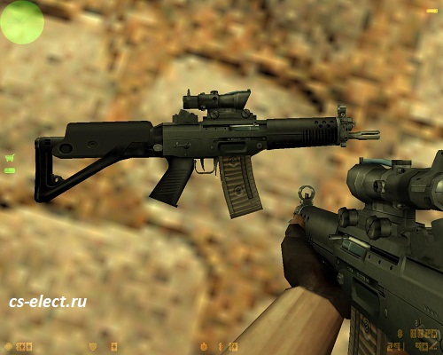 Скачать скин snark´s SIG sg552 Commando для КС 1.6