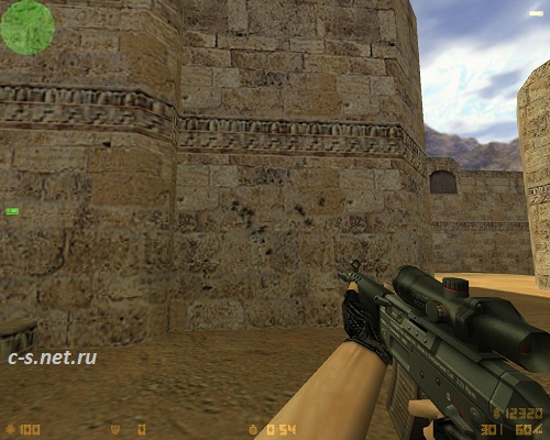 Скачать модель Retextured default SG552 для КС 1.6