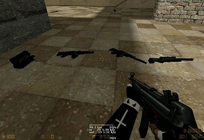 Модель Models_HLTV_Css_chrome_BETA_001 для CS 1.6