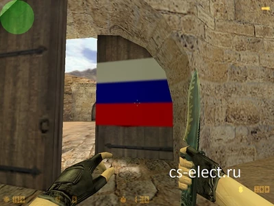 Граффити — Флаг России для CS 1.6