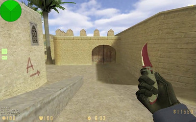 Модель ножа Flip Knife | Gamma Doppler: Ruby для cs 1.6