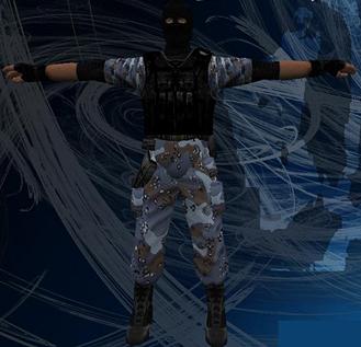 Модель «blue desert terrorist» для КС 1.6