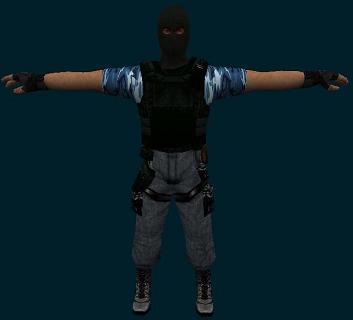 Модель «Blue Terror Reskin» для CS 1.6