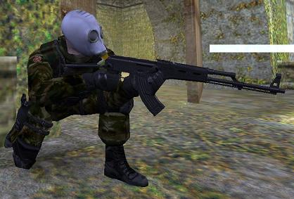 Модель «Spetsnaz in gas mask» для CS 1.6