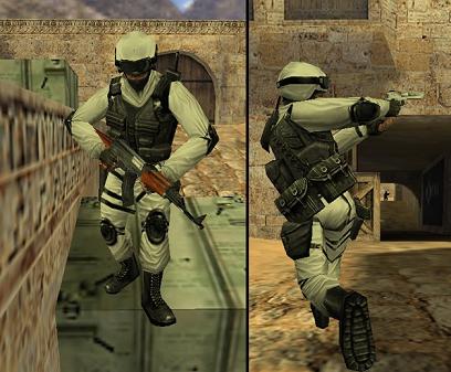 Модель «sas snow camo» для CS 1.6
