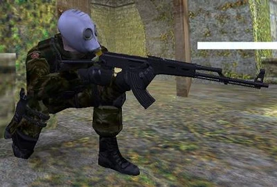 Модель «Spetsnaz in gas mask» для CS 1.6