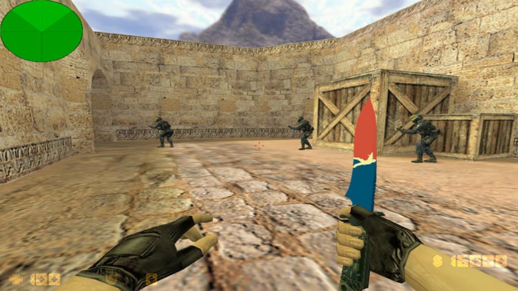 Модель ножа «Counter-Strike» для CS 1.6