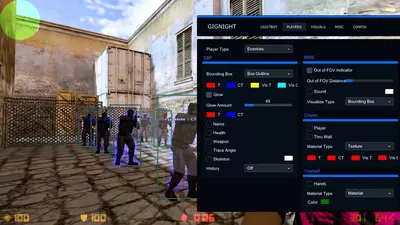 CS 1.6 со встроенными читами (WH + AIM)