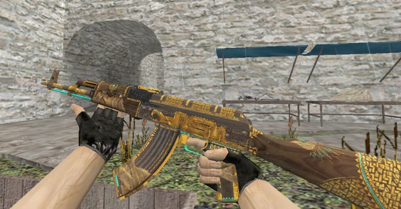 Скин «АК-47 | Treasure Hunter» из Standoff 2 для CS 1.6