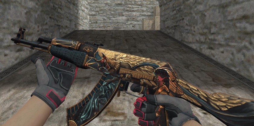 Модель HD AK-47 «Legion of Anubis» для CS 1.6 с осмотром