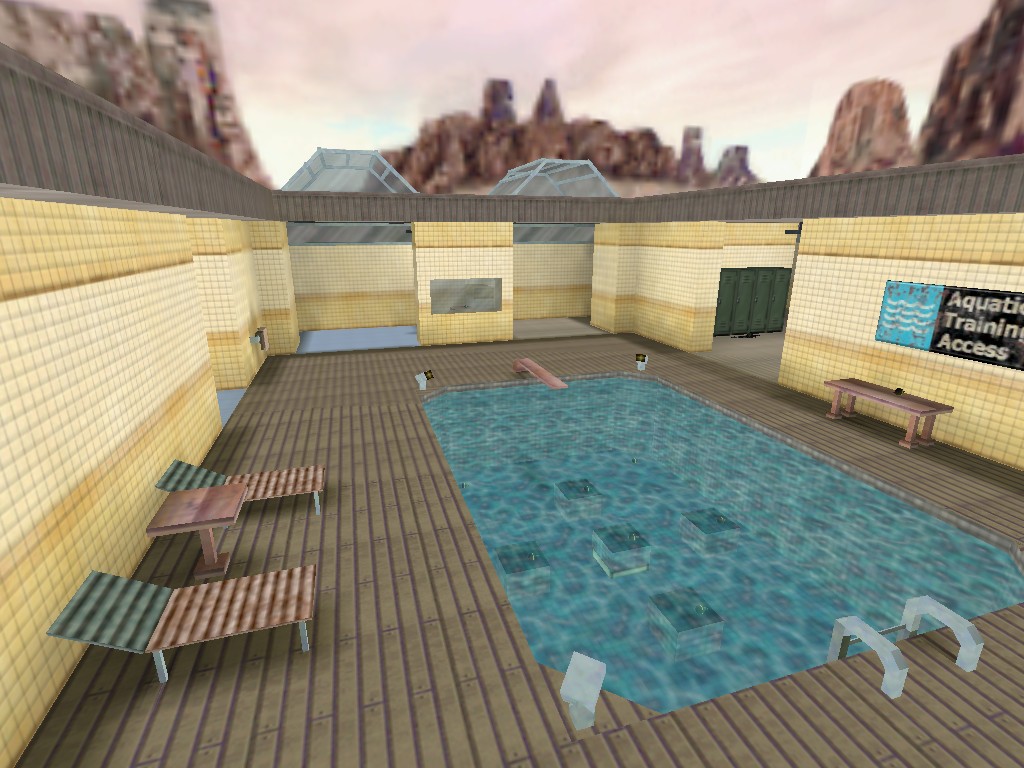 Карта fy_pool_day_modern для CS 1.6