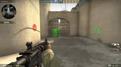 CSGO с читами внутри (AIM + BX)