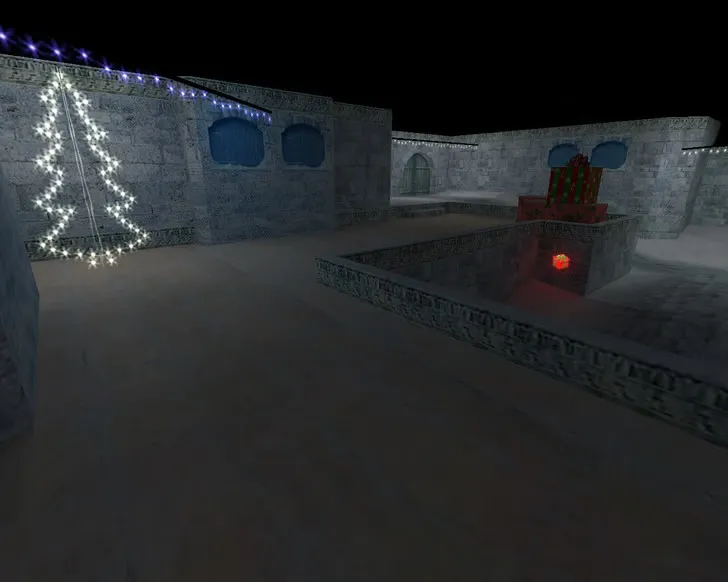 Карта «de_dust2_2x2_xmas»