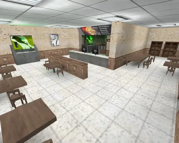 Карта «de_mcdonalds_source»
