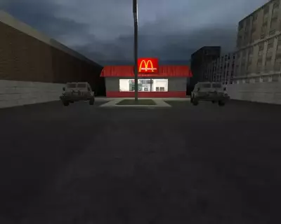 Карта «de_mcdonalds_source»