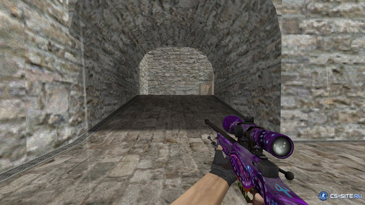 Модель HD AWP «Wrath Of Poseidon» для CS 1.6