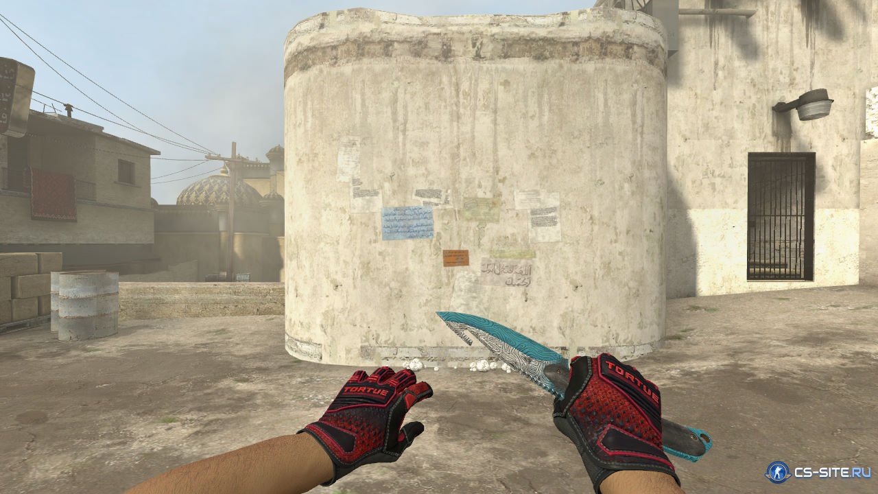 Модель ножа «Gut Knife | Bark Beetle Blue» для CSS