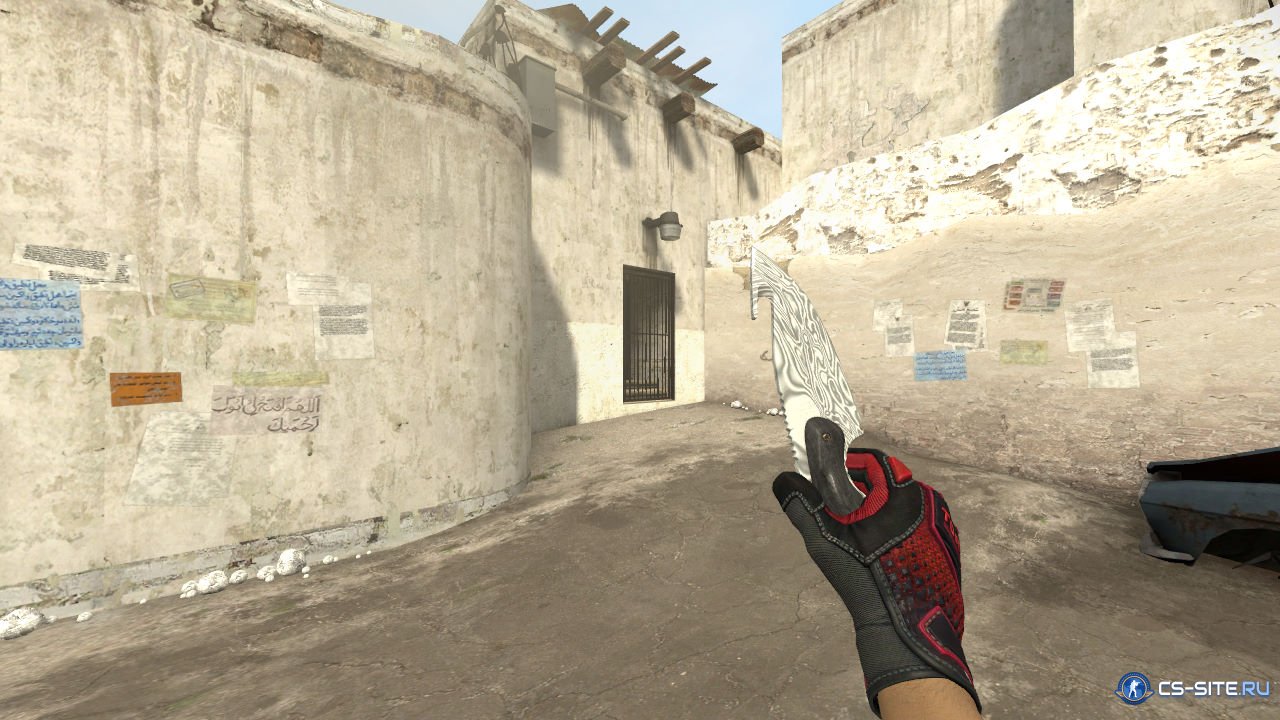 Модель ножа «Gut Knife | Damascus Steel» для CSS