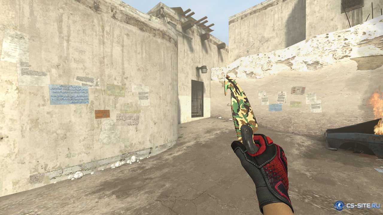 Модель ножа «Gut Knife | Forest Camouflage» для CSS