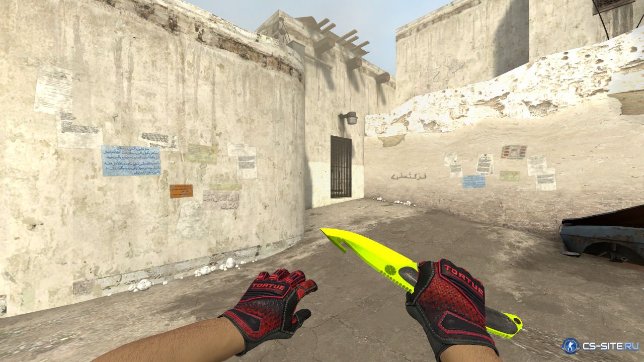 Модель ножа «Gut Knife | Hecklux Lime» для CSS