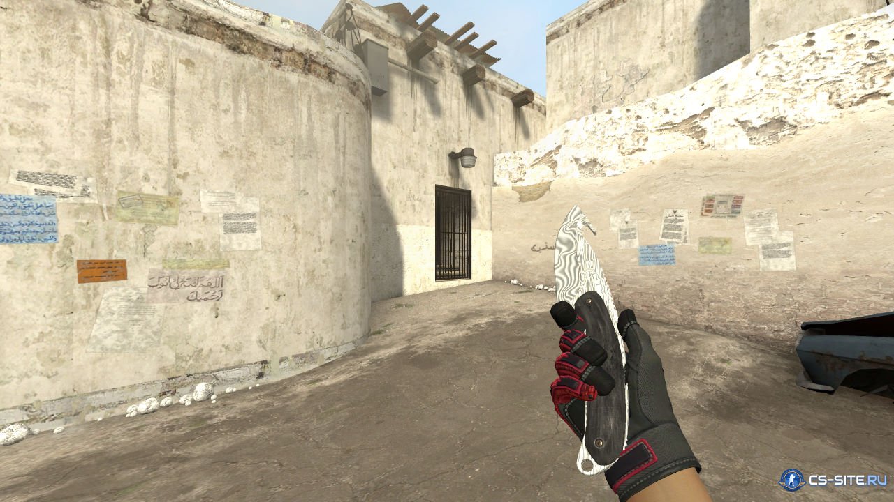 Модель ножа «Gut Knife | Damascus Steel» для CSS