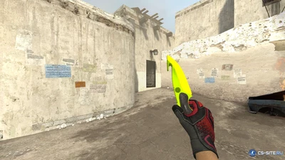 Модель ножа «Gut Knife | Hecklux Lime» для CSS