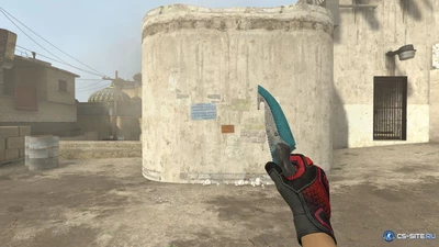 Модель ножа «Gut Knife | Bark Beetle Blue» для CSS