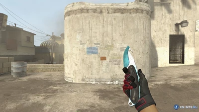 Модель ножа «Gut Knife | Bark Beetle Blue» для CSS