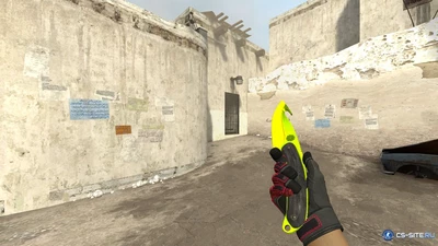 Модель ножа «Gut Knife | Hecklux Lime» для CSS