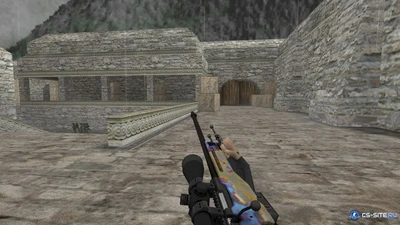 Модель HD AWP «Case Hardened» для CS 1.6