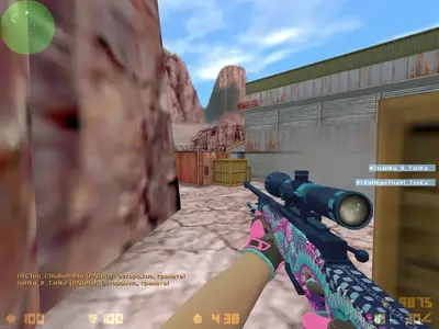 Скачать КС 1.6 Vice - Вайс сборка с HD скинами