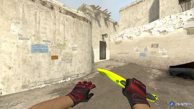 Модель ножа «Gut Knife | Hecklux Lime» для CSS