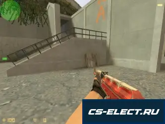 Модель АК-47 Рубин для CS 1.6