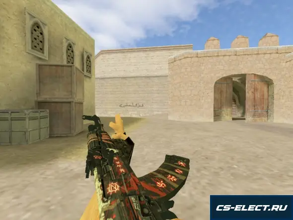Модель AK-47 Demon Hunter для CS 1.6