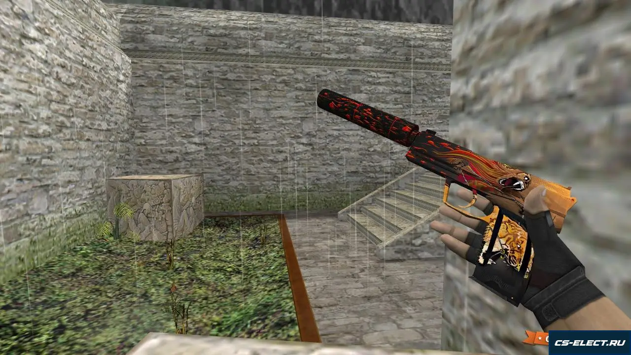 Скачать модель HD USP «Mystic Bear» для CS 1.6