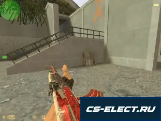 Модель АК-47 Рубин для CS 1.6