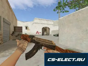 Модель AK47 Королевская элита для CS 1.6