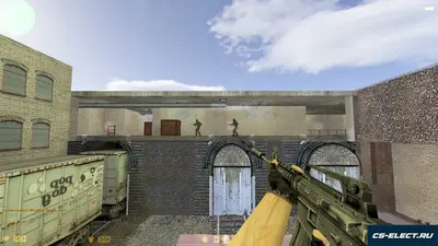 CS 1.6 с прозрачными стенами для прострелов