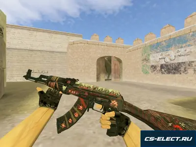 Модель AK-47 Demon Hunter для CS 1.6