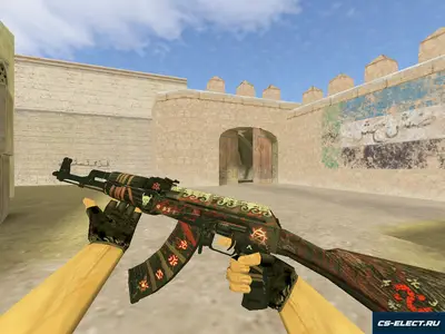 Модель AK-47 Demon Hunter для CS 1.6