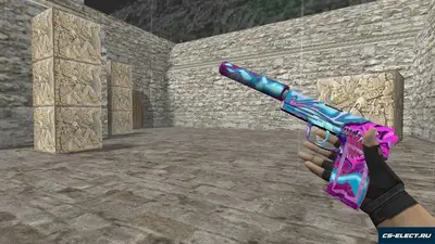Модель HD USP «Pink Moster» для CS 1.6
