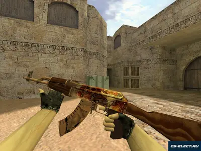 Модель АК-47 Разбойник для CS 1.6