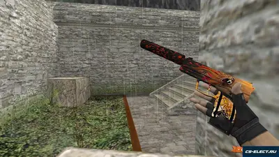 Скачать модель HD USP «Mystic Bear» для CS 1.6