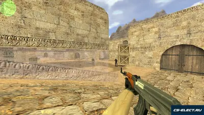 CS 1.6 с прозрачными стенами для прострелов