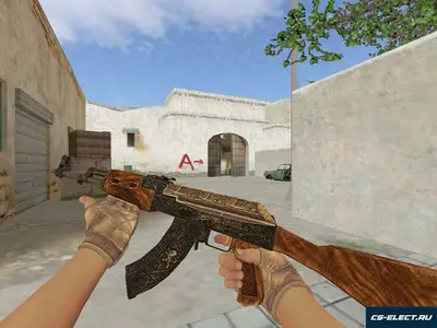Модель AK47 Королевская элита для CS 1.6